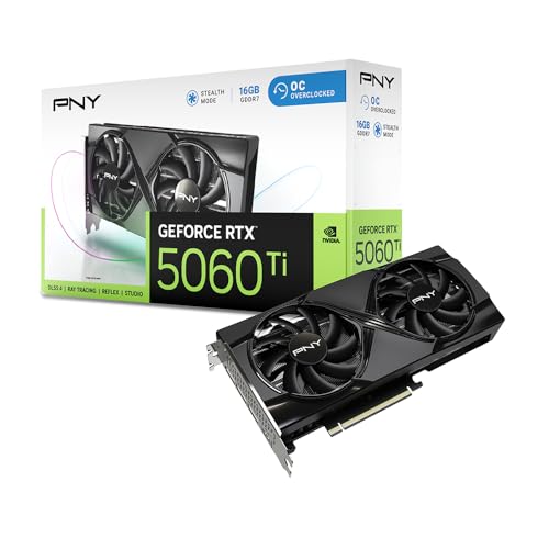 Amazon | PNY GeFORCE RTX 5060 Ti 16GB Overclocked Dualfan